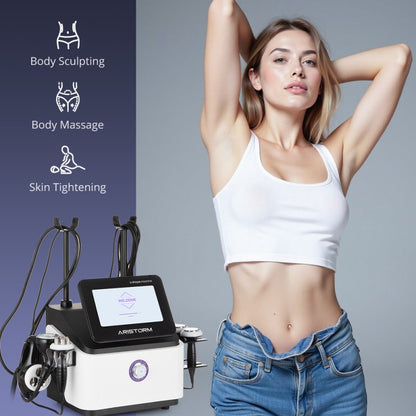 Desktop 5-in-1 30K S-Shape Body Contouring Machine with 3D Cavitation & Skin Tightening