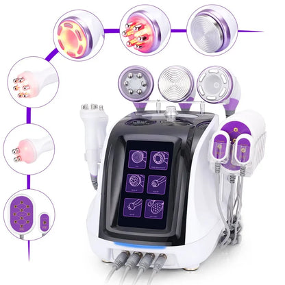 6-in-1 40K Cavitation Machine with Integrated Lipo Laser