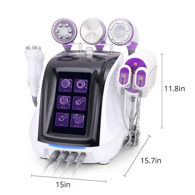 6-in-1 40K Cavitation Machine with Integrated Lipo Laser