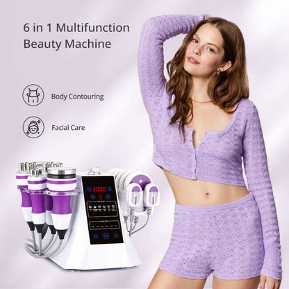 Ultrasonic Cavitation Body Sculpting System with 5mW Lipo Laser Pads
