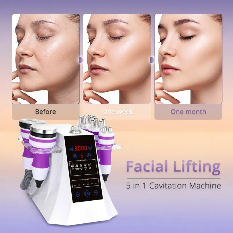 5-in-1 40K Cavitation Machine for Body Contouring & Skin Firming