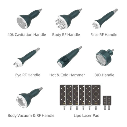 9 in 1 40k Cavitation Machine For Whole Body Contouring & Complete Facial Care