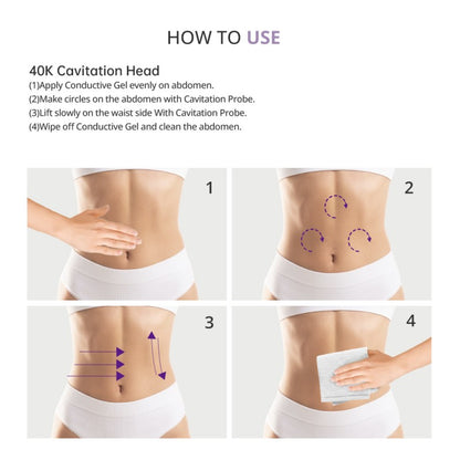 40K Ultrasonic Cavitation Machine for Home or Spa Body Contouring