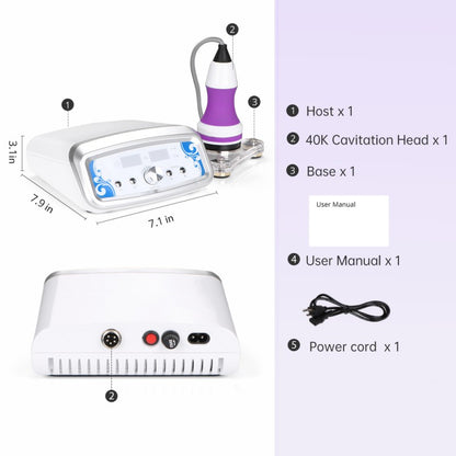 40K Ultrasonic Cavitation Machine for Home or Spa Body Contouring