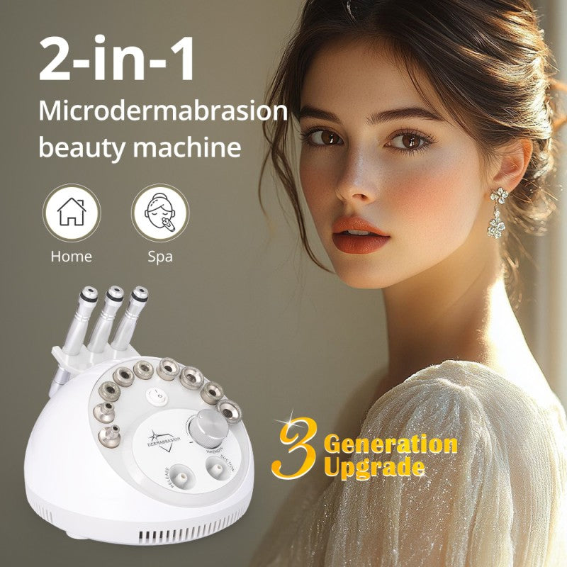 2 in 1 Diamond Microdermabrasion Facial Skin Care Beauty Machine