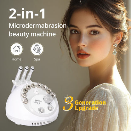 2 in 1 Diamond Microdermabrasion Facial Skin Care Beauty Machine