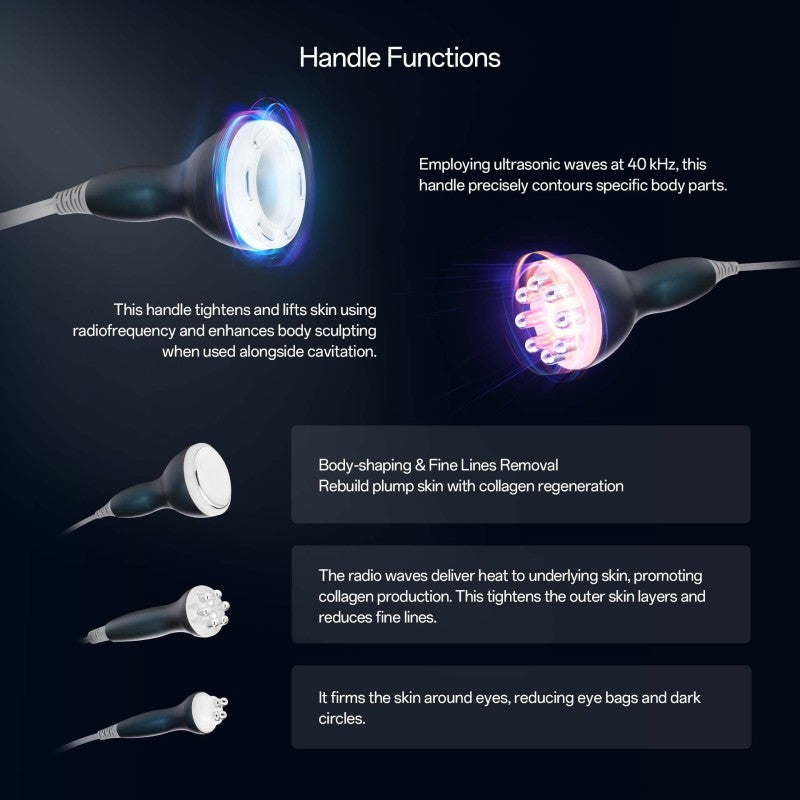 5-in-1 40K Ultrasonic Cavitation & RF Body Contouring Machine