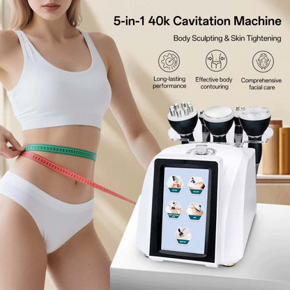 5-in-1 40K Ultrasonic Cavitation & RF Body Contouring Machine