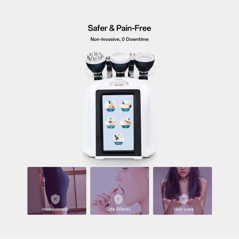 5-in-1 40K Ultrasonic Cavitation & RF Body Contouring Machine