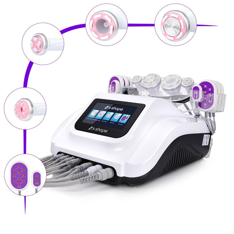 6-in-1 30K S-Shape Cavitation Machine with 5mW Lipo Laser