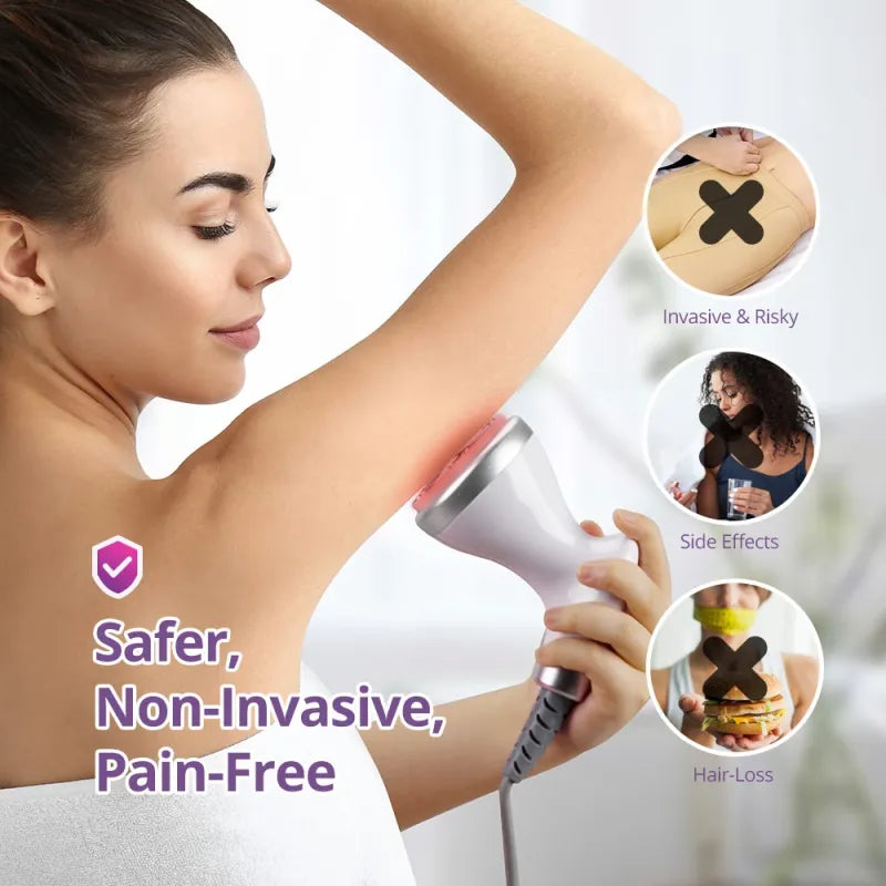 6-in-1 30K S-Shape Cavitation Machine with 5mW Lipo Laser