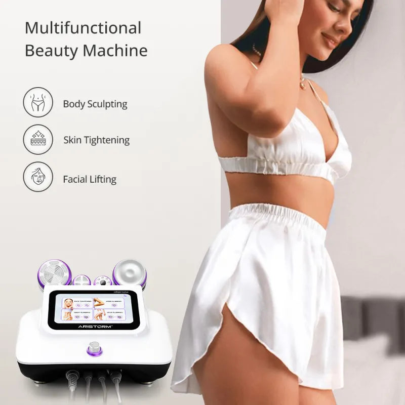 4-in-1 30K S-Shape Cavitation Machine for Body Contouring & Facial Tightening