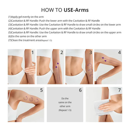 4-in-1 30K S-Shape Cavitation Machine for Body Contouring & Facial Tightening