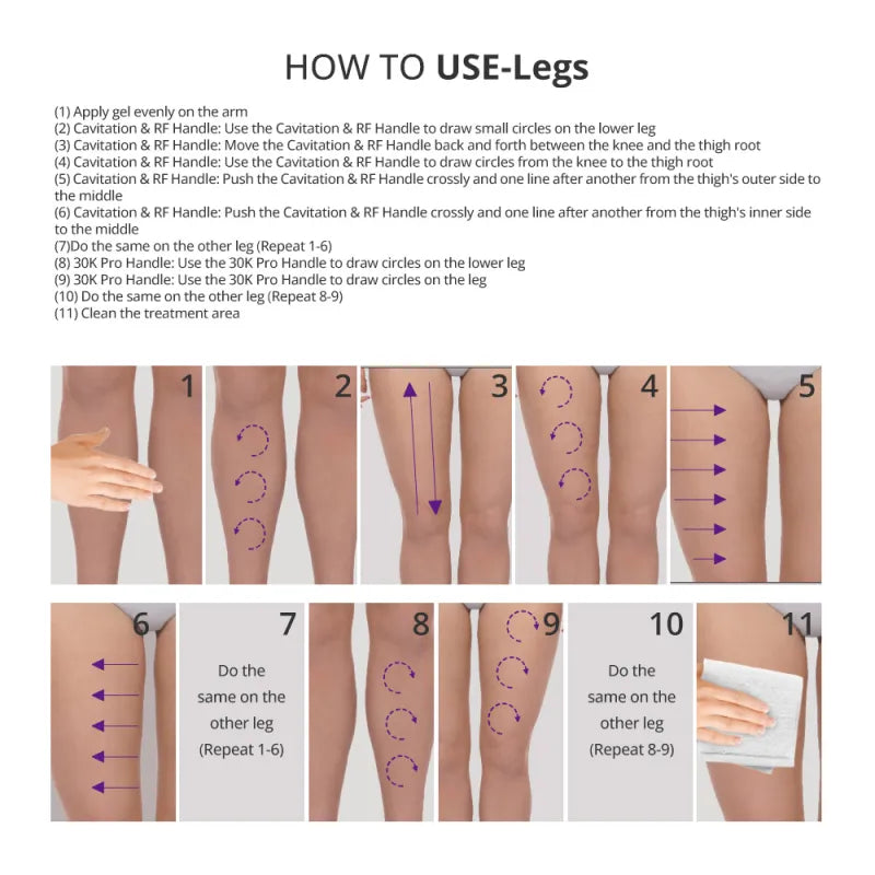 4-in-1 30K S-Shape Cavitation Machine for Body Contouring & Facial Tightening