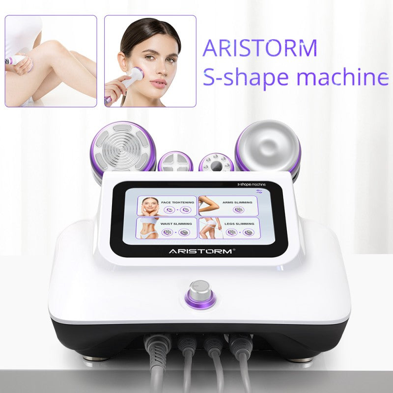 4-in-1 30K S-Shape Cavitation Machine for Body Contouring & Facial Tightening