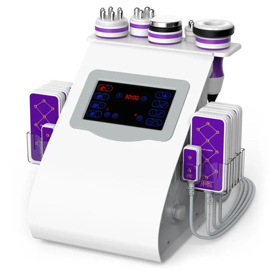 6-in-1 40K Ultrasonic Cavitation Machine for Body & Facial Treatments