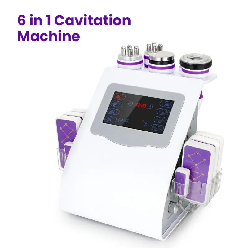 6-in-1 40K Ultrasonic Cavitation Machine for Body & Facial Treatments