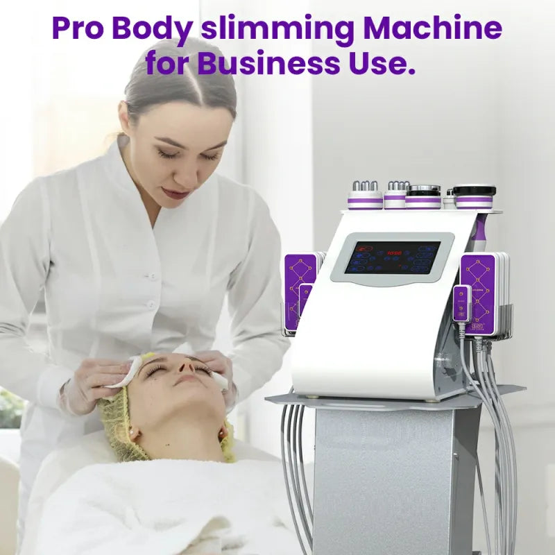 6-in-1 40K Ultrasonic Cavitation Machine for Body & Facial Treatments