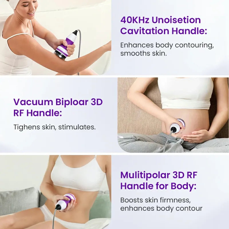 6-in-1 40K Ultrasonic Cavitation Machine for Body & Facial Treatments