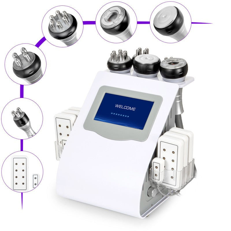 6-in-1 80K Cavitation & Vacuum RF Body Contouring Machine