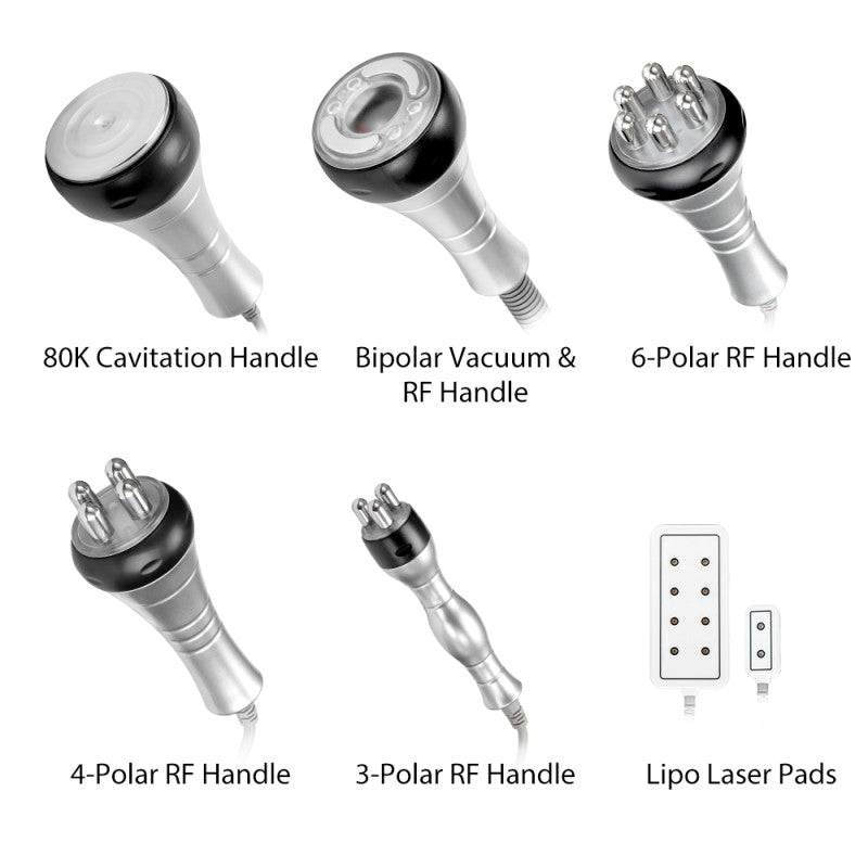 6-in-1 80K Cavitation & Vacuum RF Body Contouring Machine