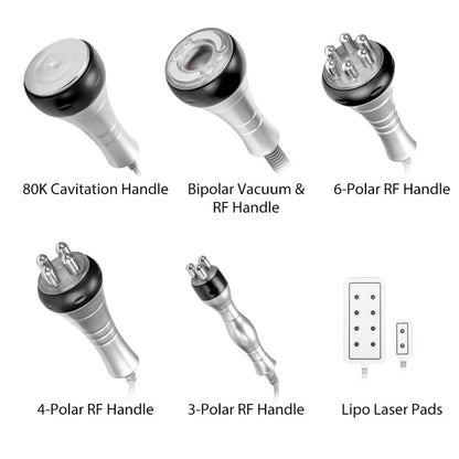 6-in-1 80K Cavitation & Vacuum RF Body Contouring Machine