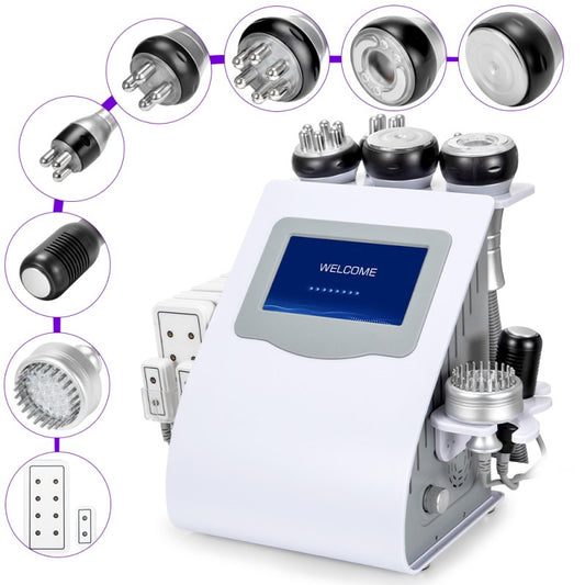 9-in-1 80K Cavitation Machine with RF, Vacuum & Lipo Laser Pads