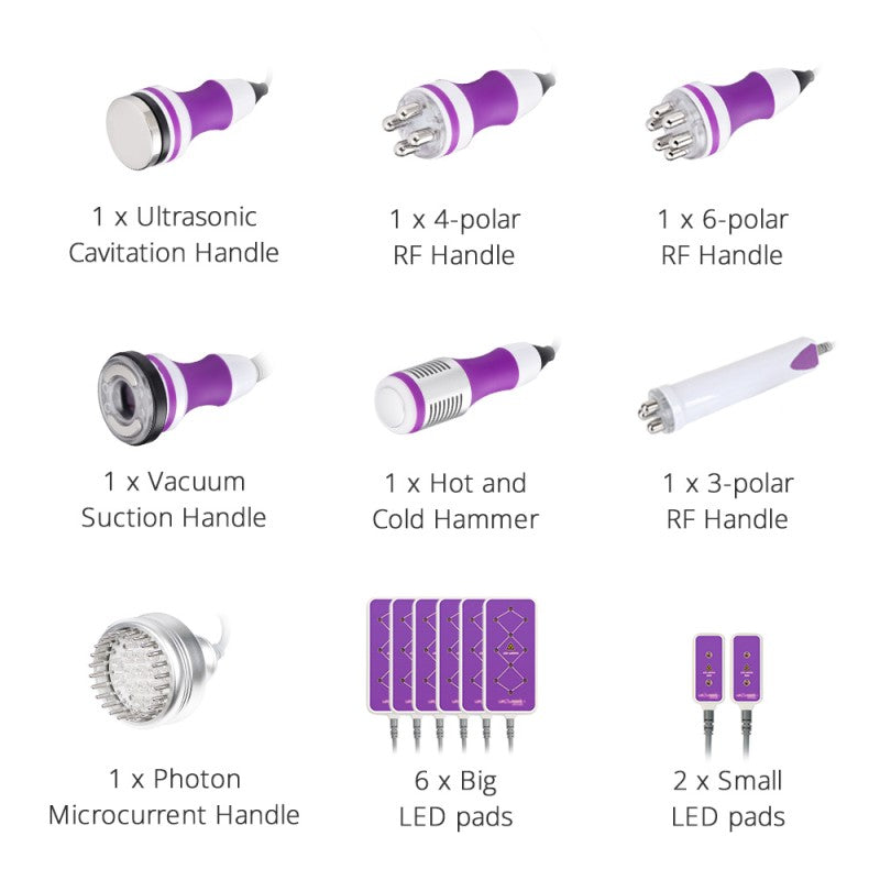 9-in-1 Ultrasonic Cavitation & Lipo Laser Machine for Professional Salons