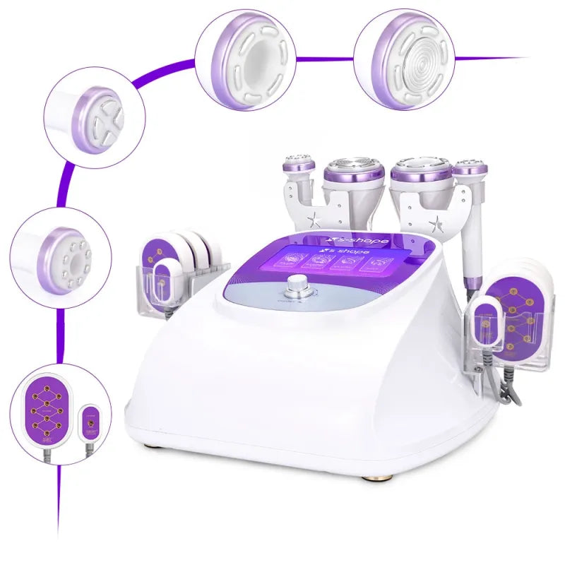 6-in-1 30K S-Shape Cavitation Machine with 5mW Lipo Laser