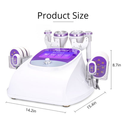 6-in-1 30K S-Shape Cavitation Machine with 5mW Lipo Laser