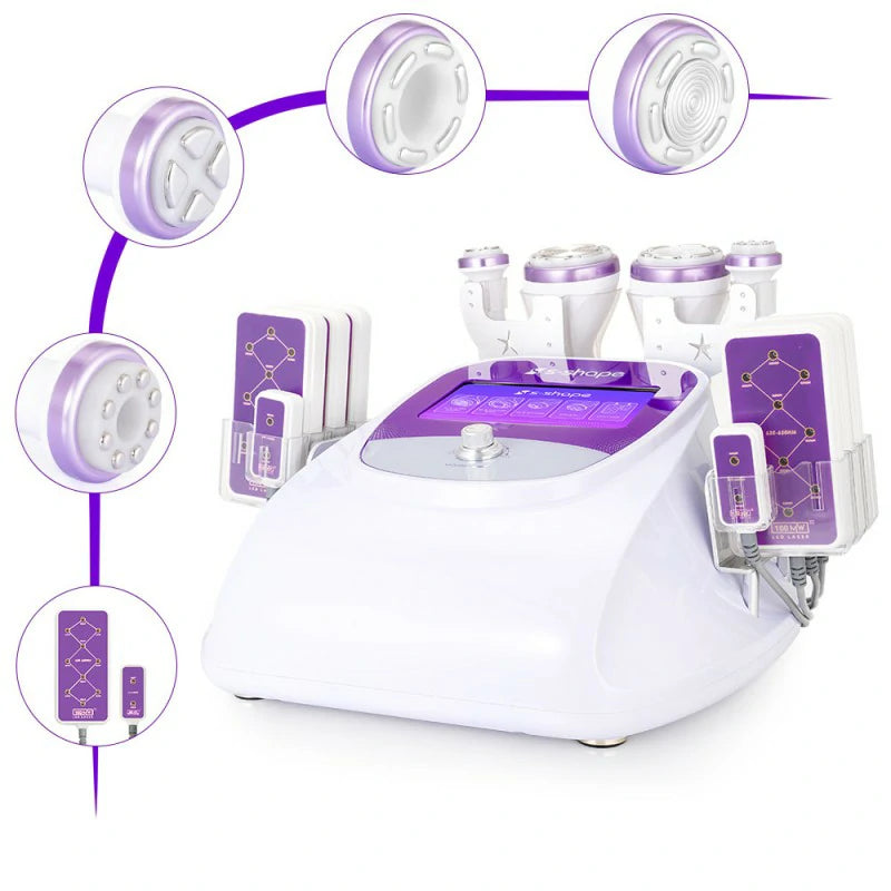 6-in-1 30K S-Shape Cavitation Machine with 160mW Lipo Laser