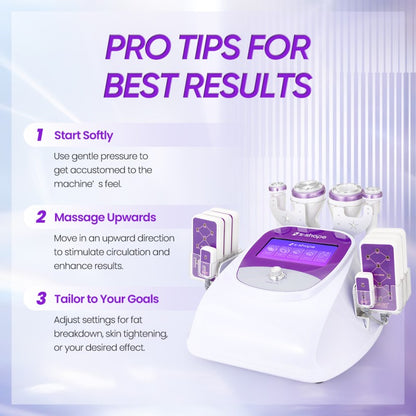 6-in-1 30K S-Shape Cavitation Machine with 160mW Lipo Laser
