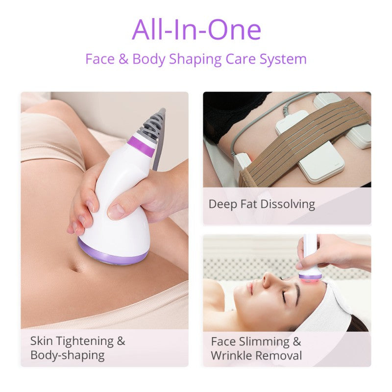 6-in-1 30K S-Shape Cavitation Machine with 160mW Lipo Laser