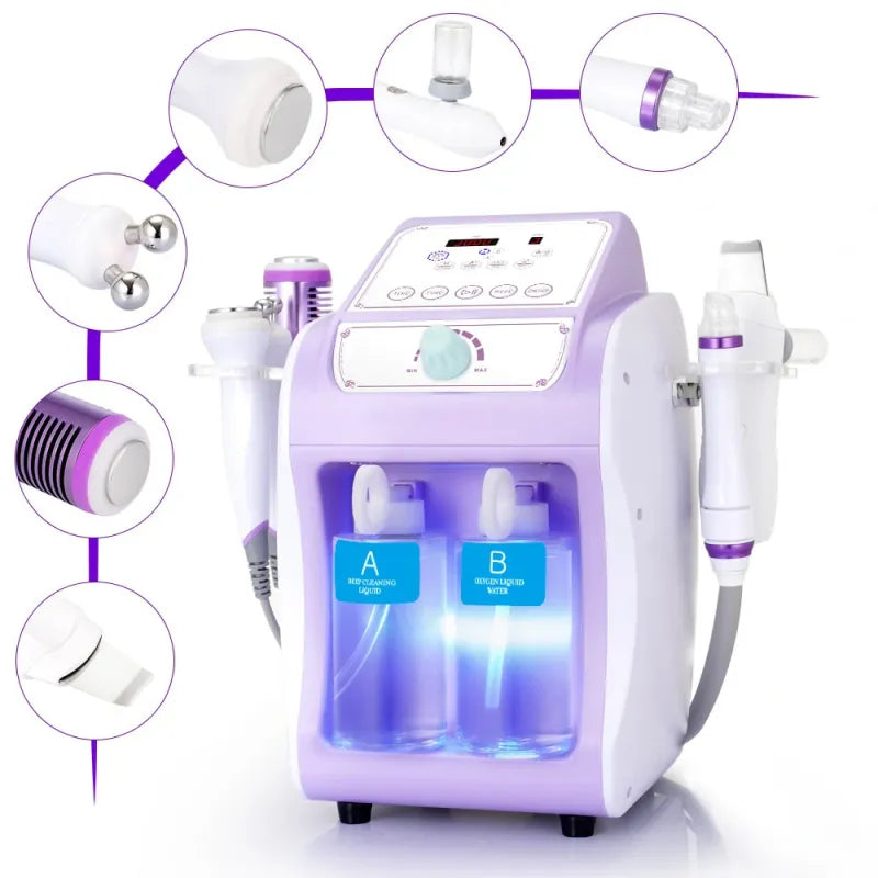 6-in-1 Hydro Dermabrasion Machine for Deep Cleansing & Skin Rejuvenation