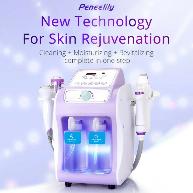 6-in-1 Hydro Dermabrasion Machine for Deep Cleansing & Skin Rejuvenation