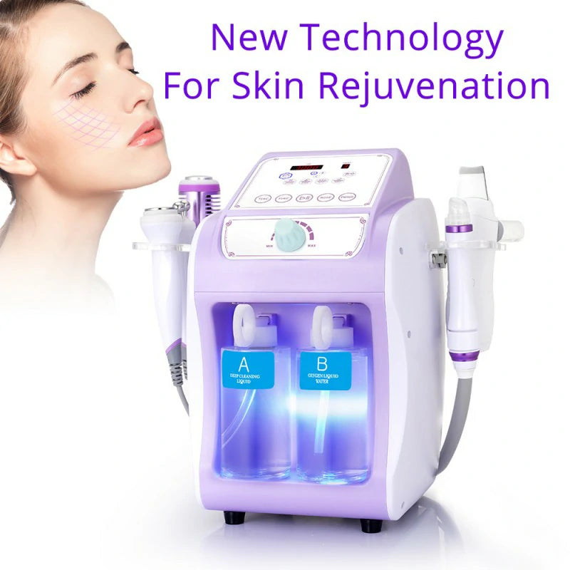6-in-1 Hydro Dermabrasion Machine for Deep Cleansing & Skin Rejuvenation