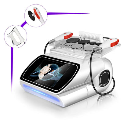 3-in-1 TECAR Therapy Machine with CET/RET & Massage Gun for Body and Facial Treatments