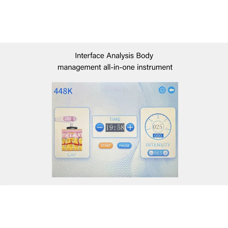3-in-1 TECAR Therapy Machine with CET/RET & Massage Gun for Body and Facial Treatments