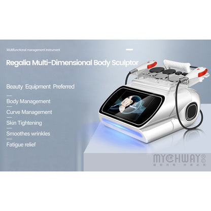 3-in-1 TECAR Therapy Machine with CET/RET & Massage Gun for Body and Facial Treatments