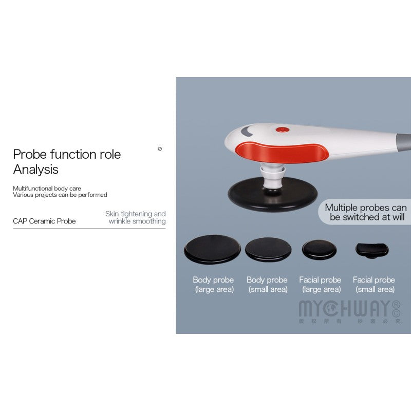 3-in-1 TECAR Therapy Machine with CET/RET & Massage Gun for Body and Facial Treatments