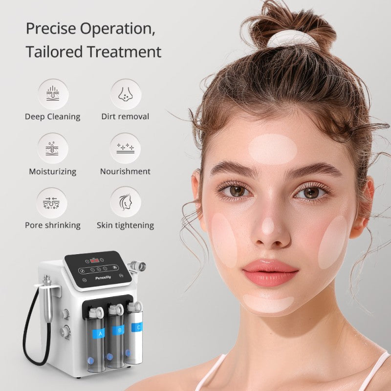 2-in-1 Hydrodermabrasion Machine for Deep Cleansing, Hydration, Pore Refinement