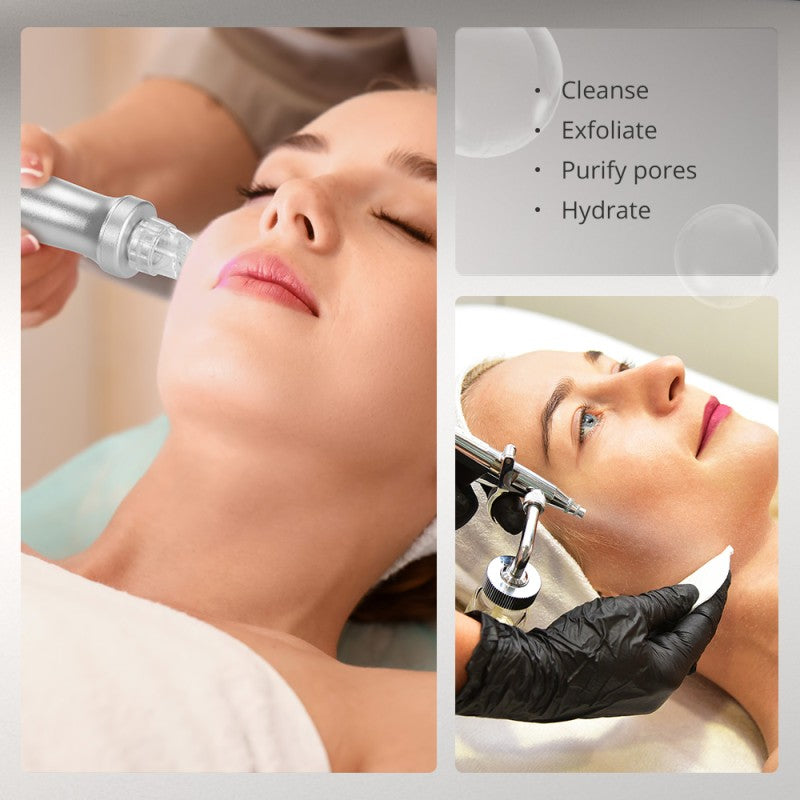 2-in-1 Hydrodermabrasion Machine for Deep Cleansing, Hydration, Pore Refinement