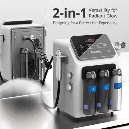 2-in-1 Hydrodermabrasion Machine for Deep Cleansing, Hydration, Pore Refinement