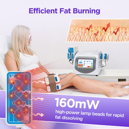 160mW Lipo Laser Machine with 14 Pads for Full-Body Sculpting