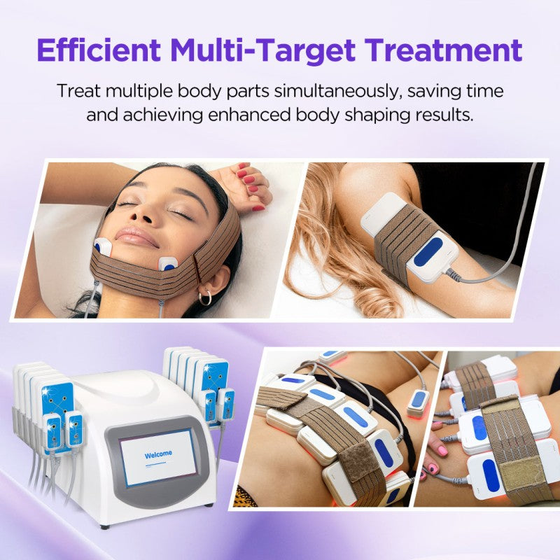 160mW Lipo Laser Machine with 14 Pads for Full-Body Sculpting