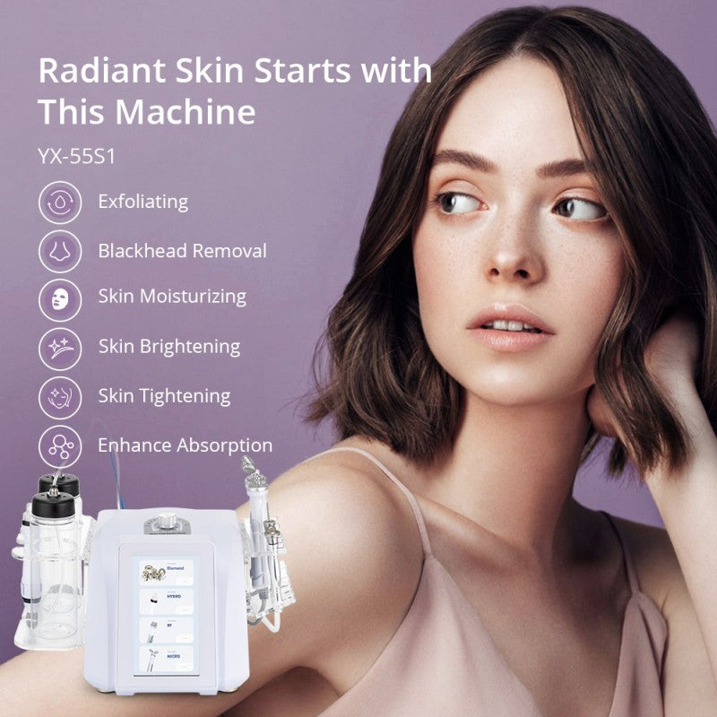Hydro Diamond Dermabrasion & Water Peeling Facial Skin Care Machine